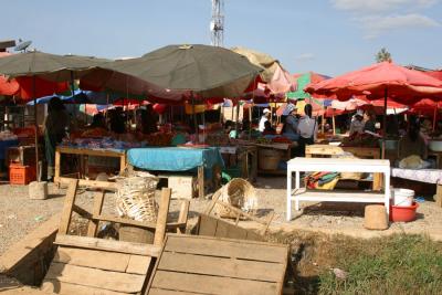 At the market