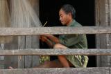 repairing the fishingnets