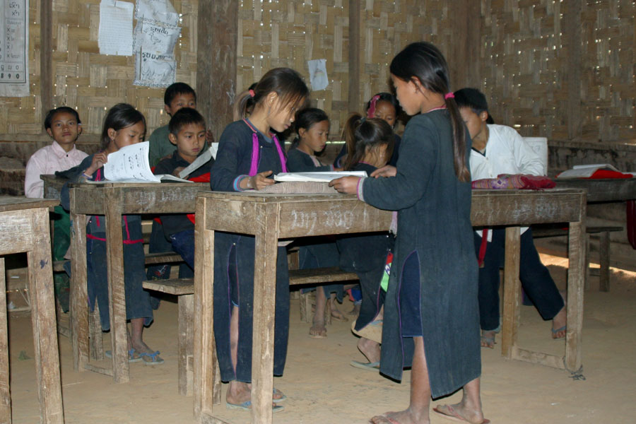 At school