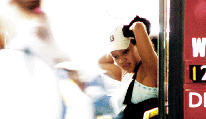 On a bus