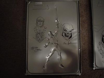 Head Sketch on back of He-Man Wall tin