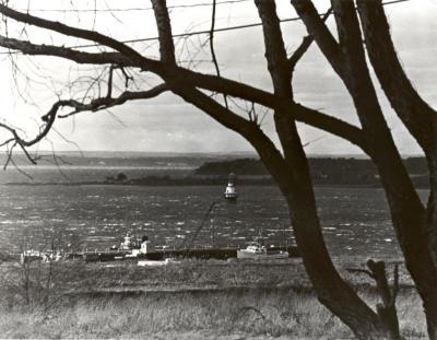 A cold windy day on Narragansett Bay