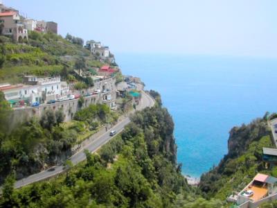 Amalfi Coast - going from Naples' Capodichino Airport to our hotel (Marmorata) in Ravello - in the Campania region