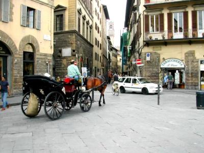 A corner of the Piazza di Santa Croce