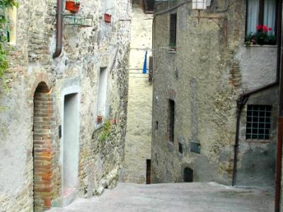 A passageway in San Gimignano