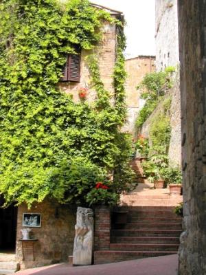 A passageway in San Gimignano 1