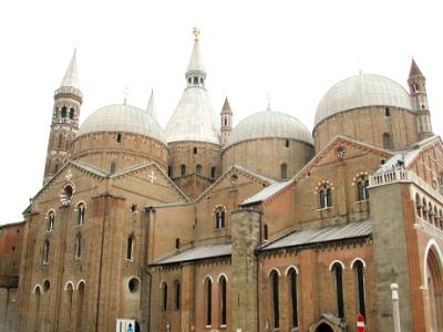 Domes and bell towers of the Basilica di Sant' Antonio - Byzantine and Arabic appearance