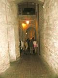 This tunnel-walkway is part of a buried medieval city. We accessed the upper part of Perugia by walking through this tunnel.