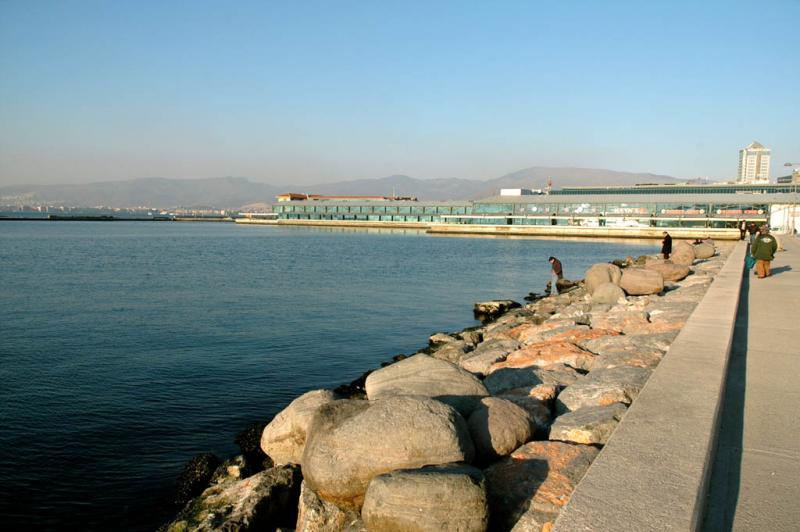 Izmir along sea front