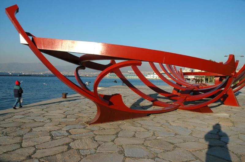Izmir along the sea