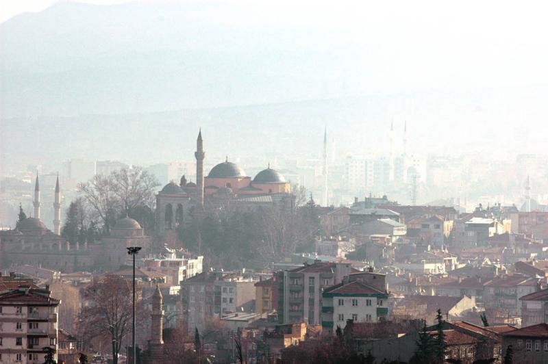 Bursa Yildirim mosque from far