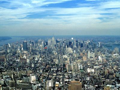 Manhattan from top of World Trade Center