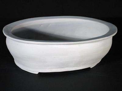 Coil Built Oval Bonsai Pot