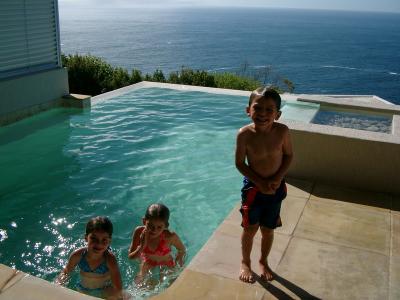 the pool