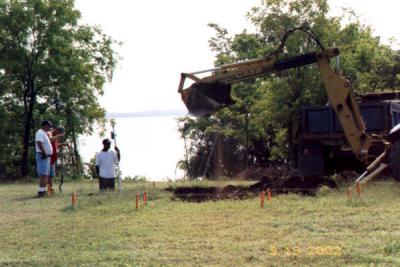 Planning for digging the foundation