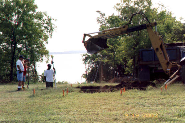 Planning for digging the foundation