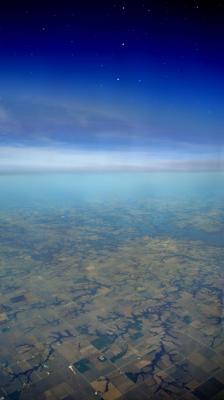 Aerial view south-west of Chicago