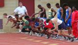 110M Hurdles start