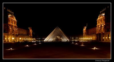 The Louvre at midnight