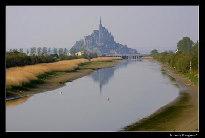 Mont St Michel, from the south
