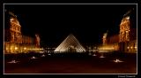 The Louvre at midnight