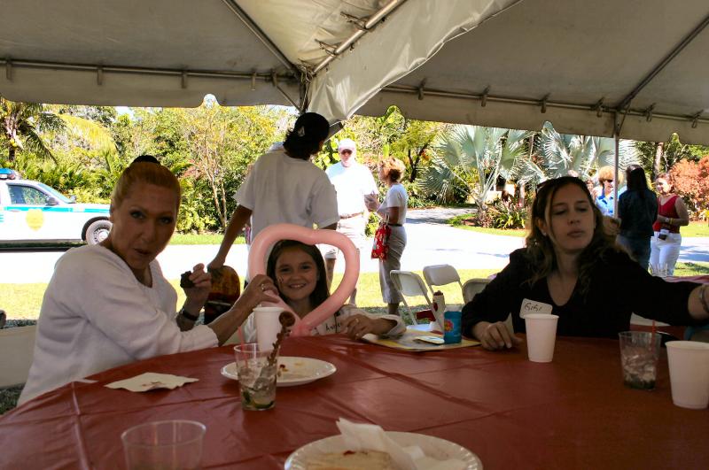 The Beks at party.