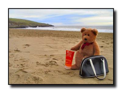 At the beach...