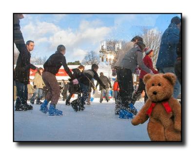 Refreshing break at the ice ring