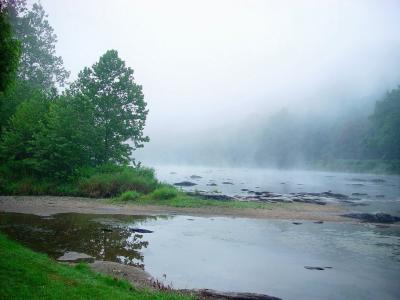 New River Misty Morning 1