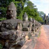 Guarding entrance, Angkor Thom