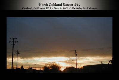 North Oakland Sunset #17