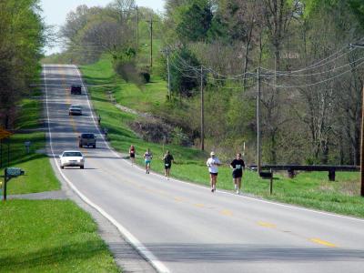 Garry running 4th leg