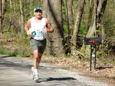 Terry running 5th leg
