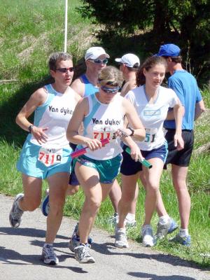 Neck and neck with the Van Dykes!