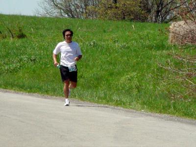 Jon at the end of leg 10