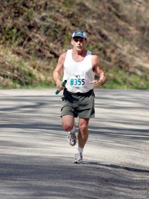 Terry running 5th leg