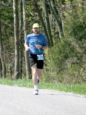Greg running 6th leg