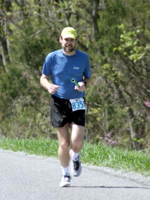 Greg running 6th leg