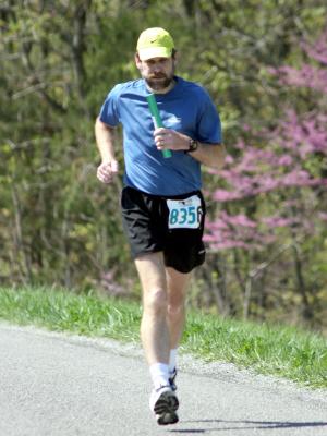 Greg running 6th leg