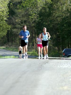 Greg and Meg on the 19th leg