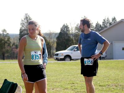Some tired runners!