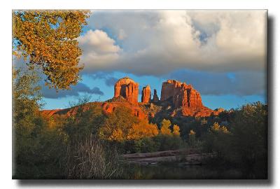 Last Light on Cathedral Rock