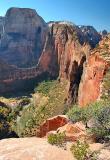 The Great White Throne and Angels Landing