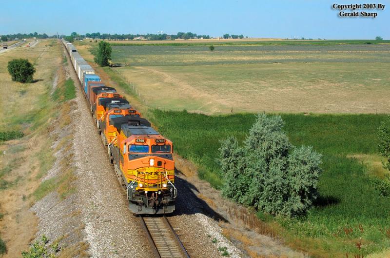 BNSF 4769 West At  West Hudson