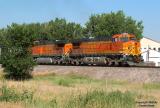 BNSF 5621 West West At Keensburg