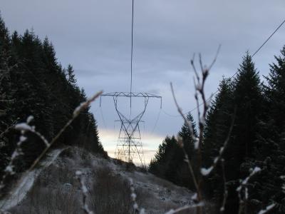 Powerline from Poo Poo Point Trail