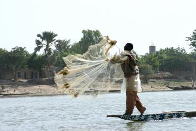 Fishing on the Bani River