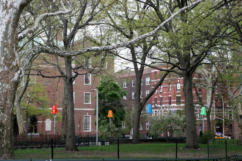 Southwest Corner - Chess Players Corner & NYU Law School