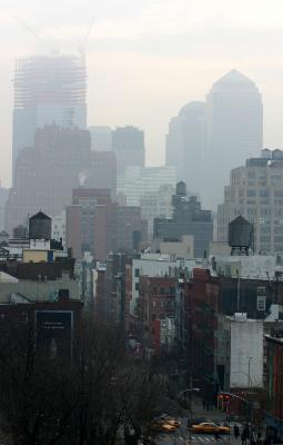 Foggy View from LaGuardia Place  - Southern Horizon