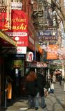 Strolling on McDougal Street above Bleecker